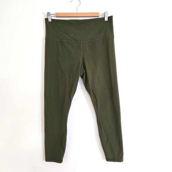 Athleta Ultra High Rise Elation 7/8 Tight Leggings - Olive Green - L - Picture 1 of 8